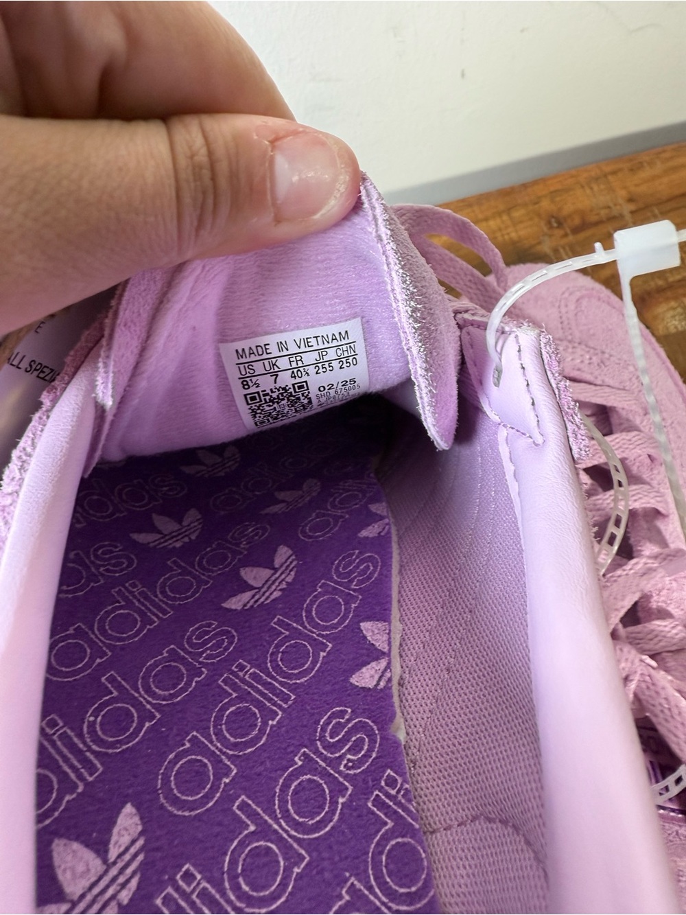 Adidas Purple rrHandball Spezial Exclusive Sneakers, Women’s 8.5 - Picture 6 of 6